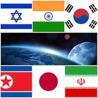 Collage-Asian Nations-Space