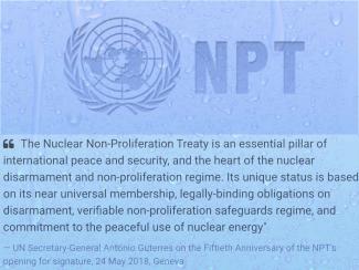 NPT@50: Global Nuclear Order and Challenges