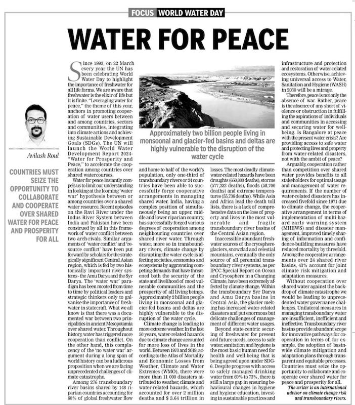 Water for Peace