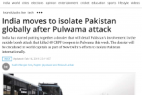 HT: India moves to isolate Pakistan globally after Pulwama attack