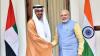Indian PM Narendra Modi and the Crown Prince Abu Dhabi HH Sheikh Mohammed bin Zayed Al Nahyan